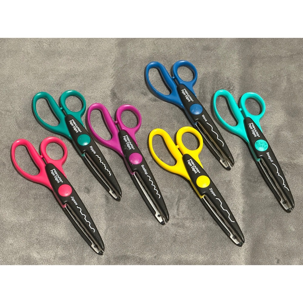 Fiskars Kids Craft Edger Scissors Set of 6